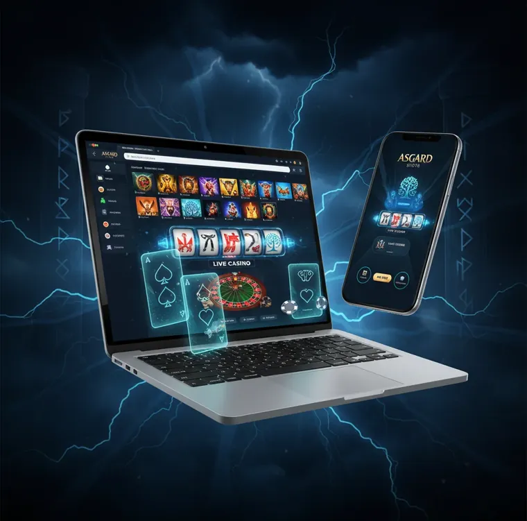 Asgard Slots Casino support contact card